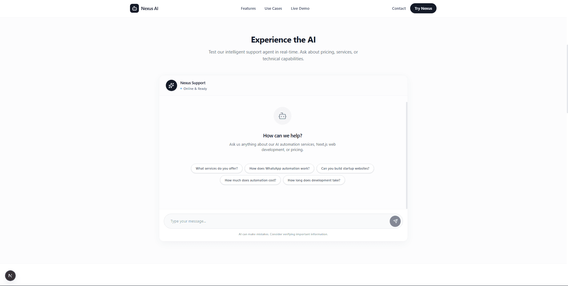 Nexus AI Assistant